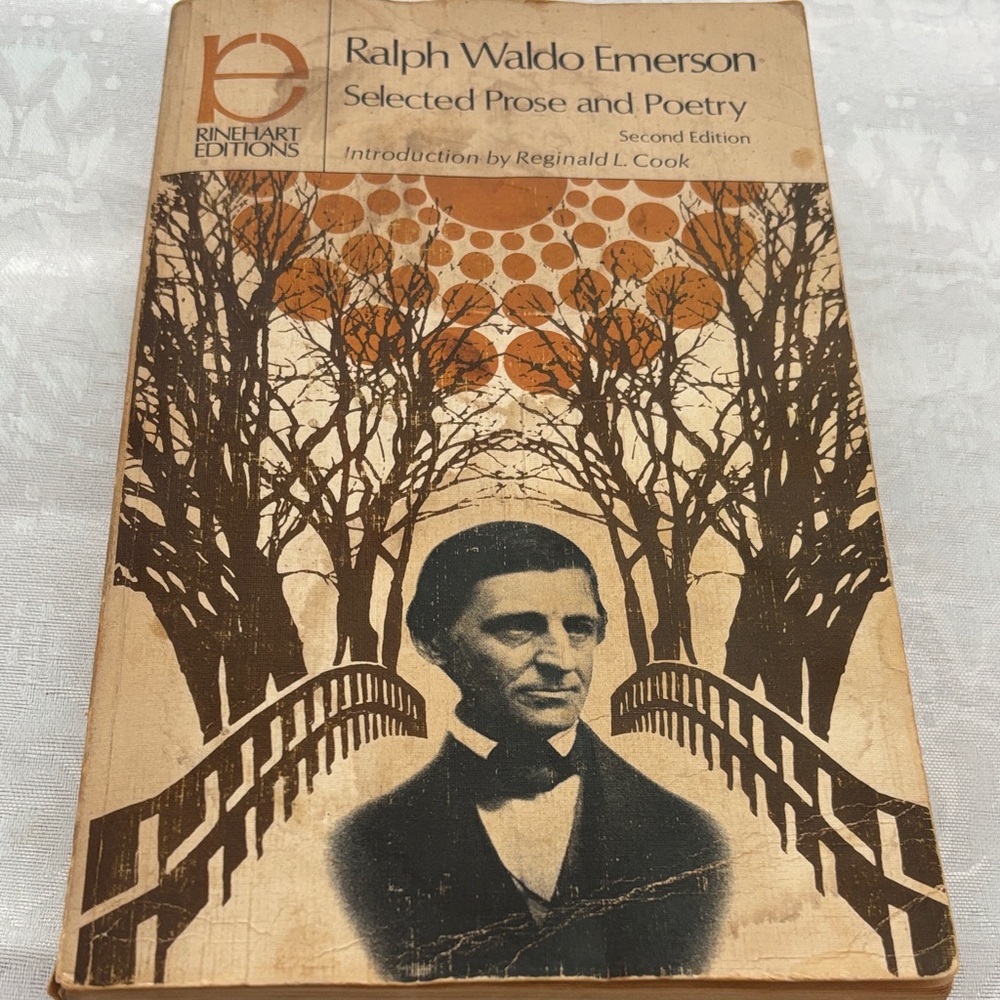 Ralph Waldo Emerson Selected Prose and Poetry Book